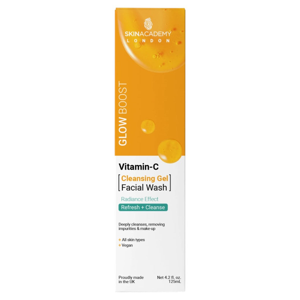 Skin Academy  Glow Boost Vitamin C Cleansing Gel Facial Wash