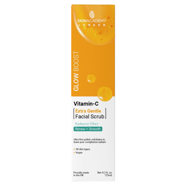 Skin Academy  Glow Boost Vitamin C Extra Gentle Facial Scrub