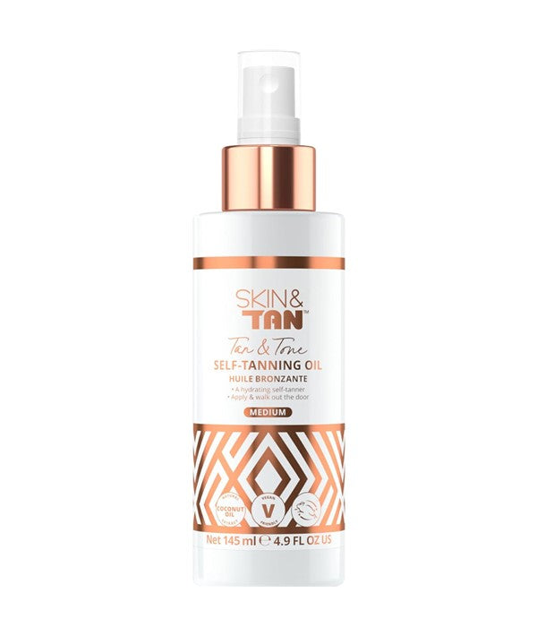 Skinny Tan  And Tone Self Tanning Oil Medium
