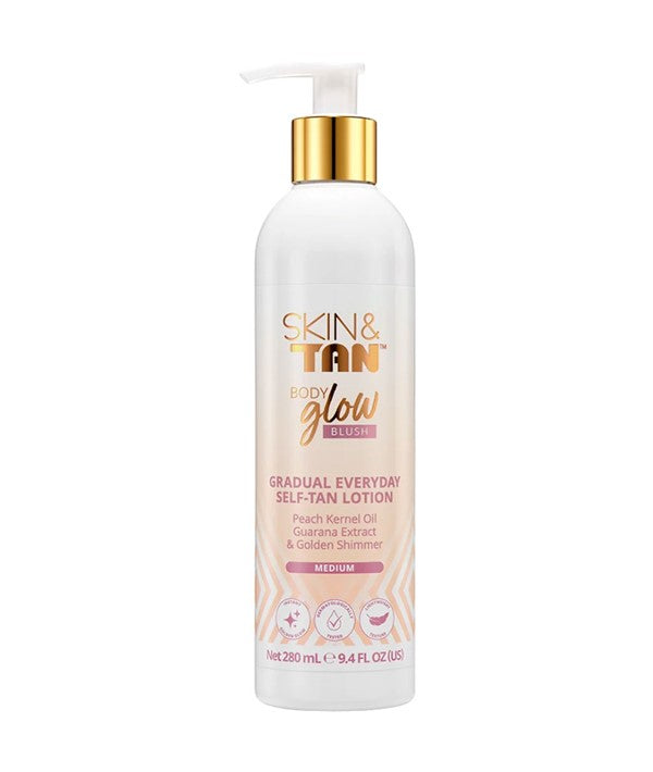 Skinny Tan Body Glow Blush Gradual Everyday Self Tan Lotion