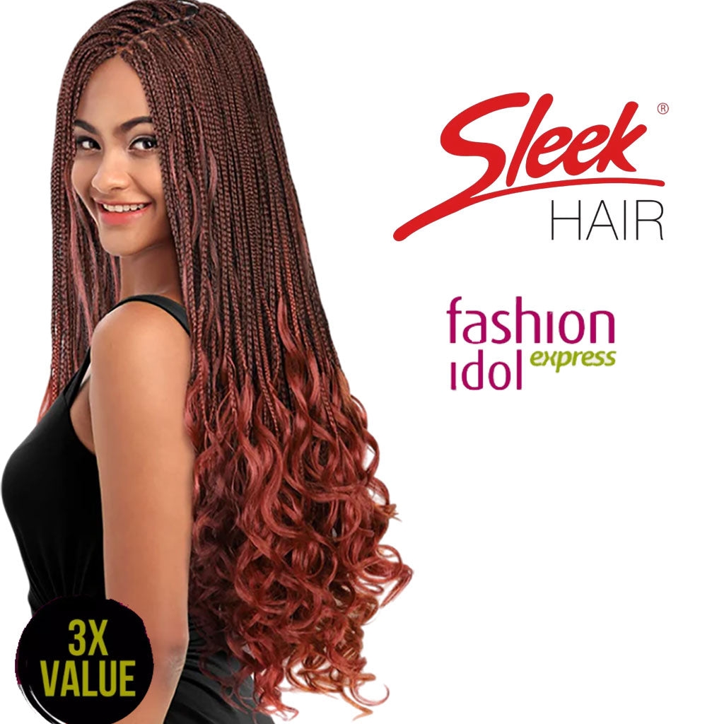 Sleek Fashion Idol Express Pre Streched Knotless French Curl Braid