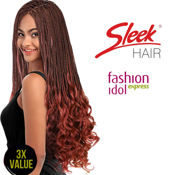 Sleek Fashion Idol Express Pre Streched Knotless French Curl Braid