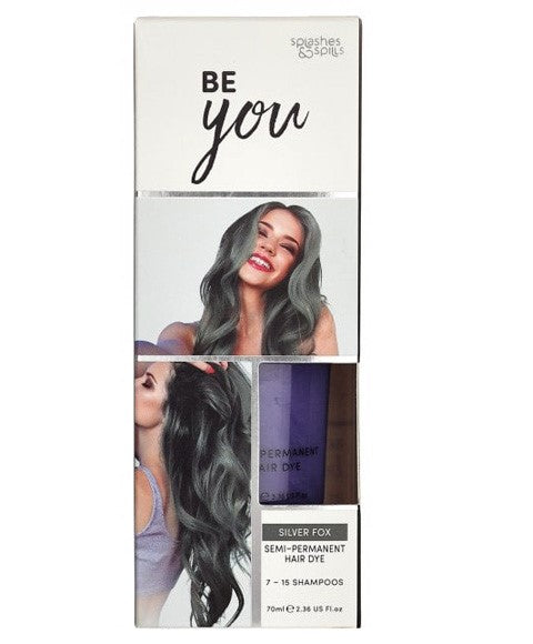 Splashes And Spills Be You Silver Fox Semi Permanent Hair Dye