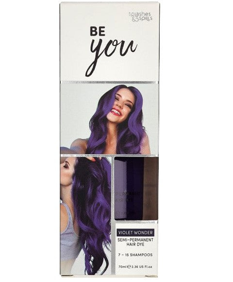 Splashes And Spills Be You Violet Wonder Semi Permanent Hair Dye