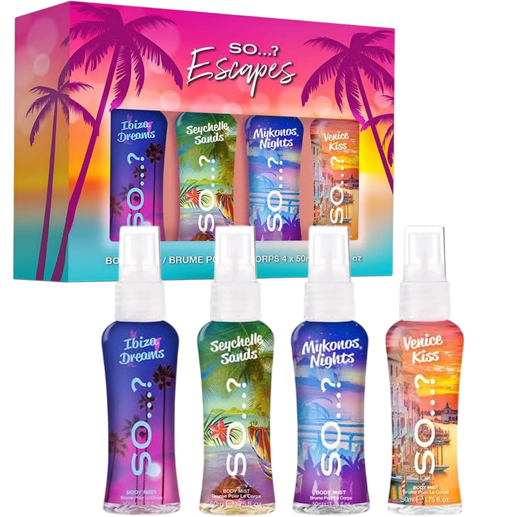 So Fragrance  So Escapes Summer Mini Mist Set