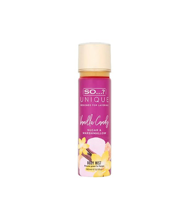 So Fragrance So Unique Vanilla Candy Sugar And Marshmallow Body Mist