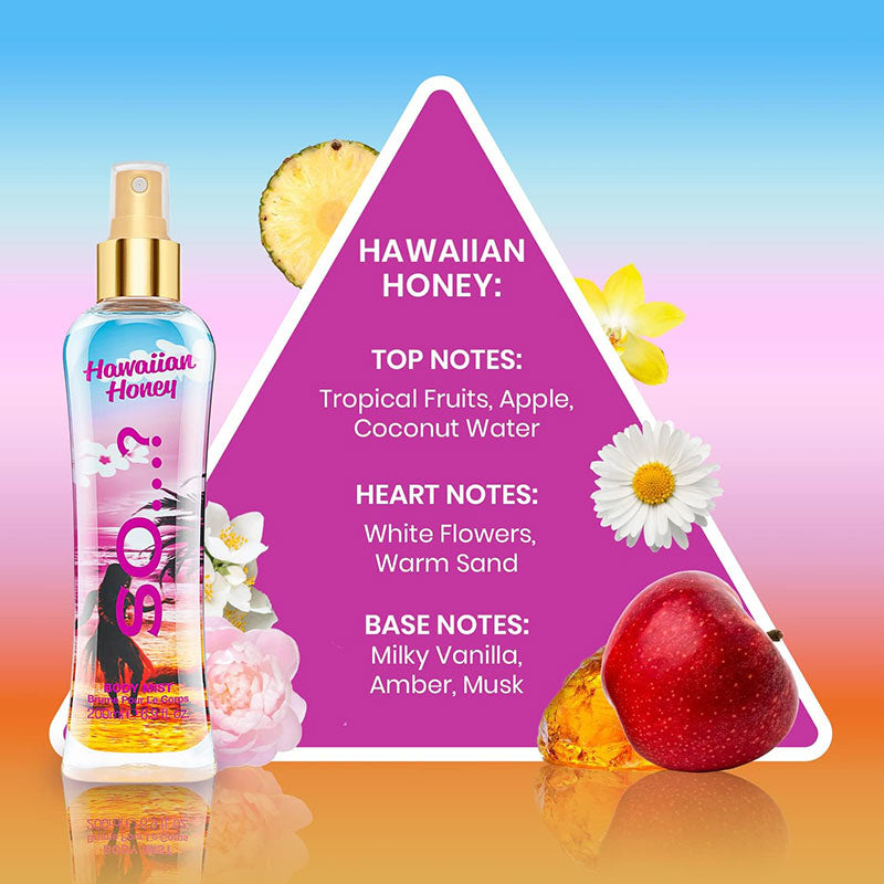 So Fragrance  So Hawaiian Honey Body Mist