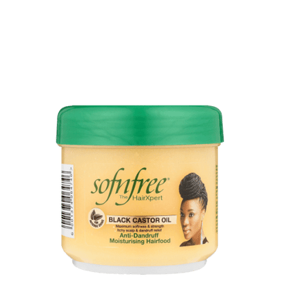 Sof N Free Black Castor Oil Anti Dandruff Moisturizing Hair Food 250ml