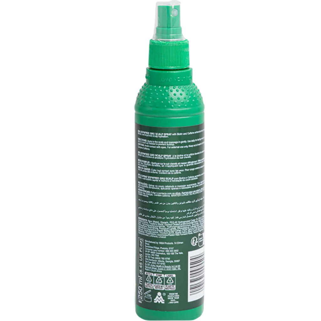 M And M Cosmetics Sof N Free Hair Xpert Gro Scalp Spray With Biotin And Caffeine