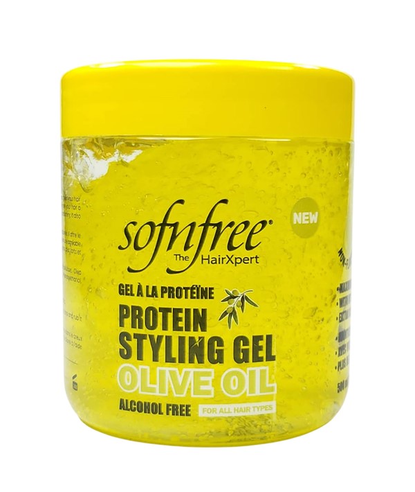 M And M Cosmetics Sof N Free Hair Xpert Olive Oil Protein Styling Gel