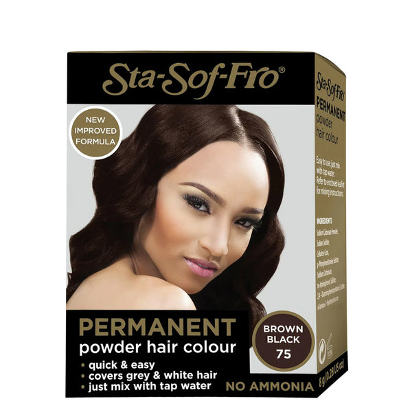 Sta Sof Fro Permanent Powder Hair Colour New Formula 8g - Afro Hair Boutique