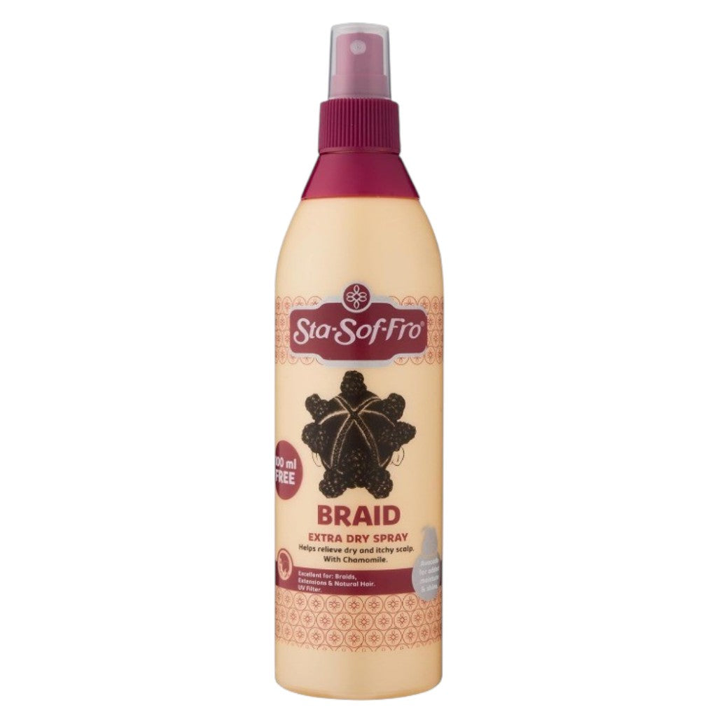 M And M Cosmetics Sta Sof Fro Extra Dry Braid Spray