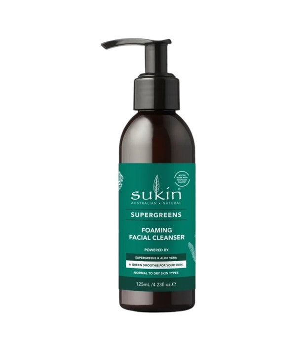 Sukin  Australian Natural Skincare Super Greens Foaming Facial Cleanser