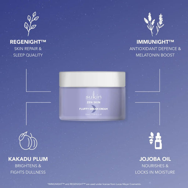 Sukin  Australian Natural Skincare Zen Skin Fluffy Dream Cream
