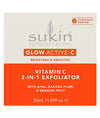 Sukin Glow Active C Vitamin C 2 In 1 Exfoliator