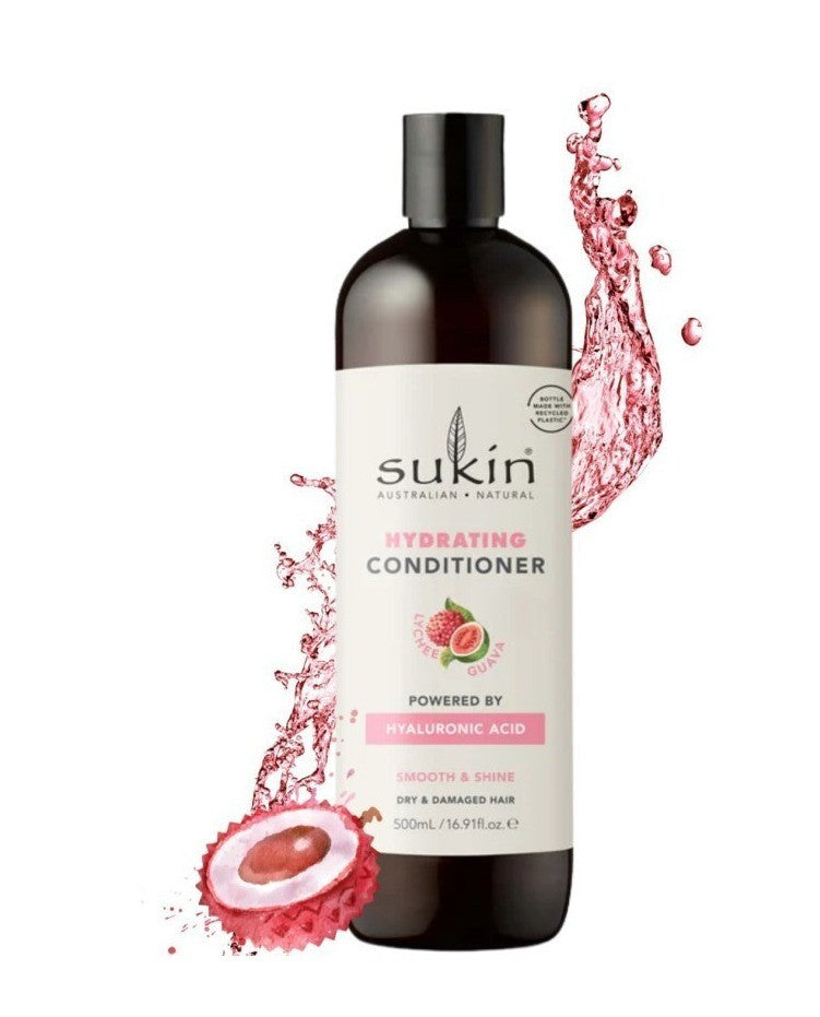 Sukin  Smooth And Shine Lychee And Guava Hydrating Conditioner