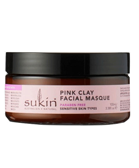 sukin Australian Natural Skincare Sensitive Pink Clay Facial Masque