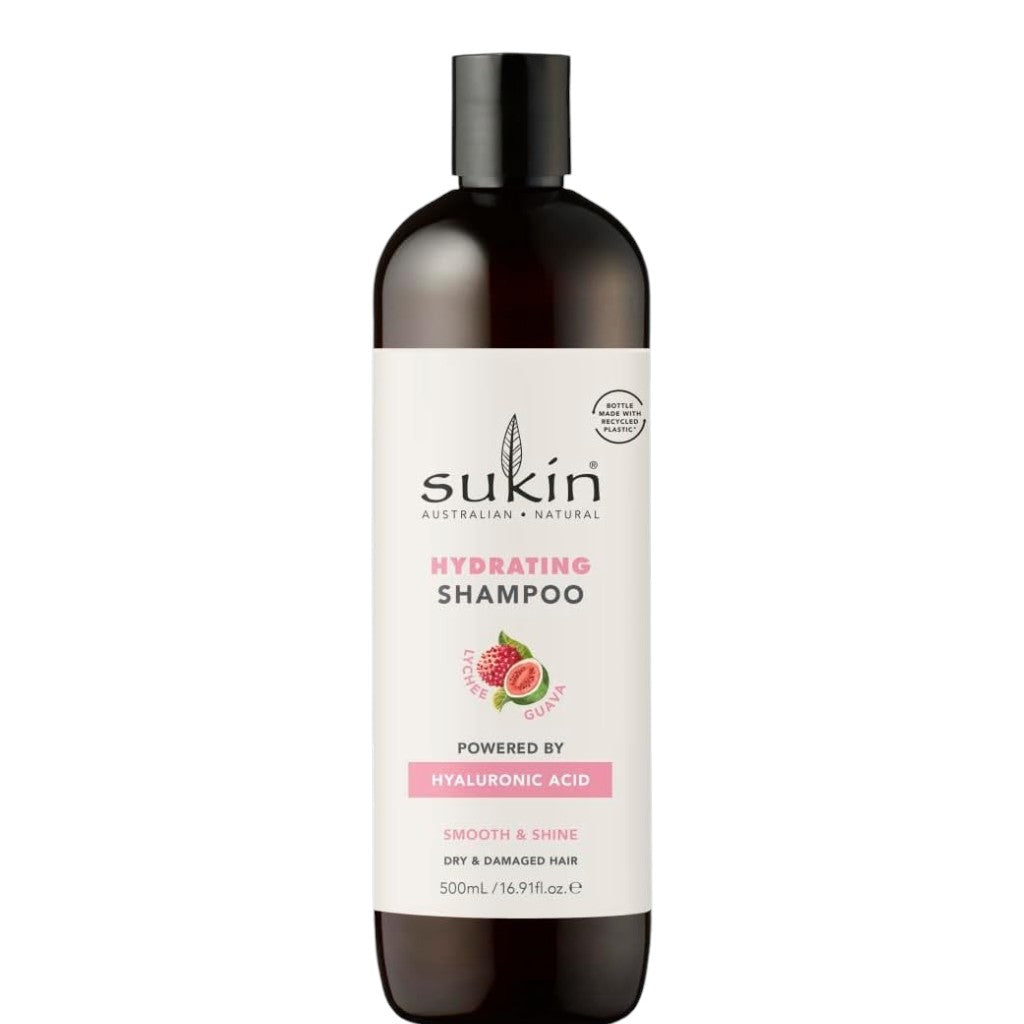 Sukin Smooth And Shine Lychee And Guava Hydrating Shampoo