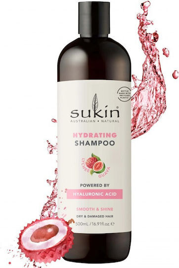 Sukin  Smooth And Shine Lychee And Guava Hydrating Shampoo