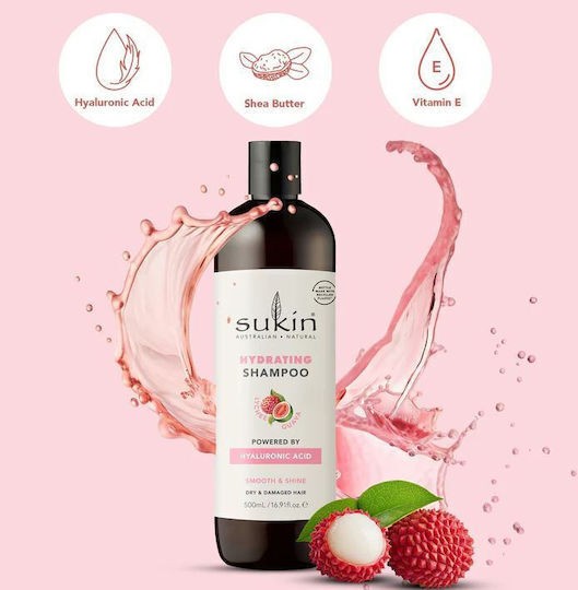 Sukin  Smooth And Shine Lychee And Guava Hydrating Shampoo
