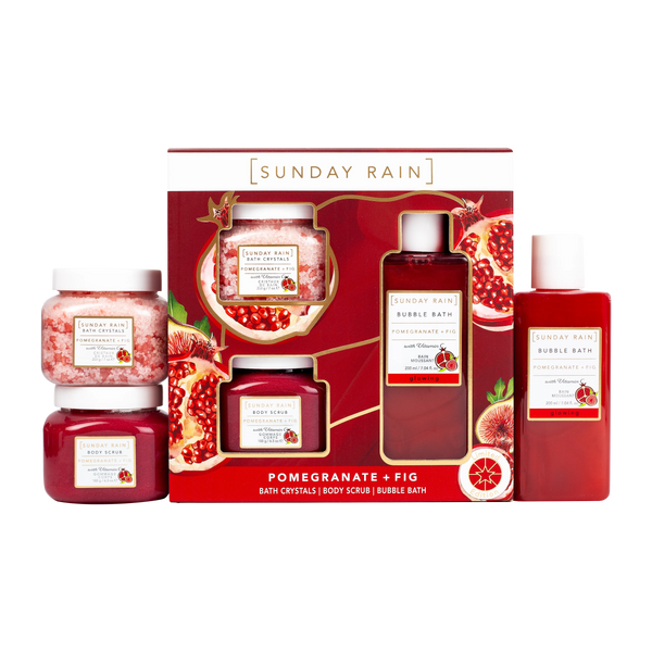 Sunday Rain Pomegranate And Fig Body Trio