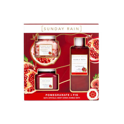 Sunday Rain Pomegranate And Fig Body Trio