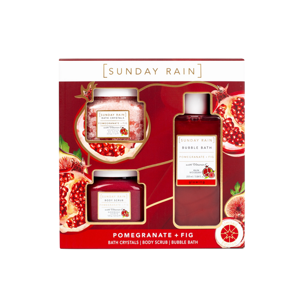 Sunday Rain Pomegranate And Fig Body Trio