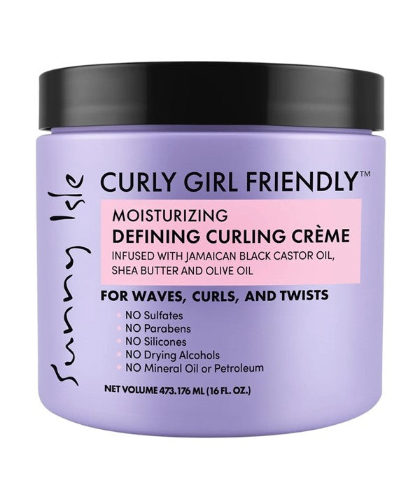Sunny Isle  Curly Girl Friendly Curl Moisturizing Defining Curling Creme