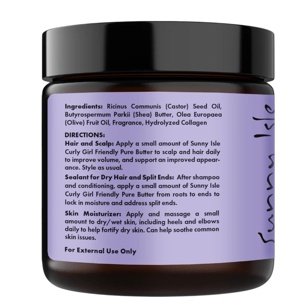 Sunny Isle  Curly Girl Friendly Pure Butter
