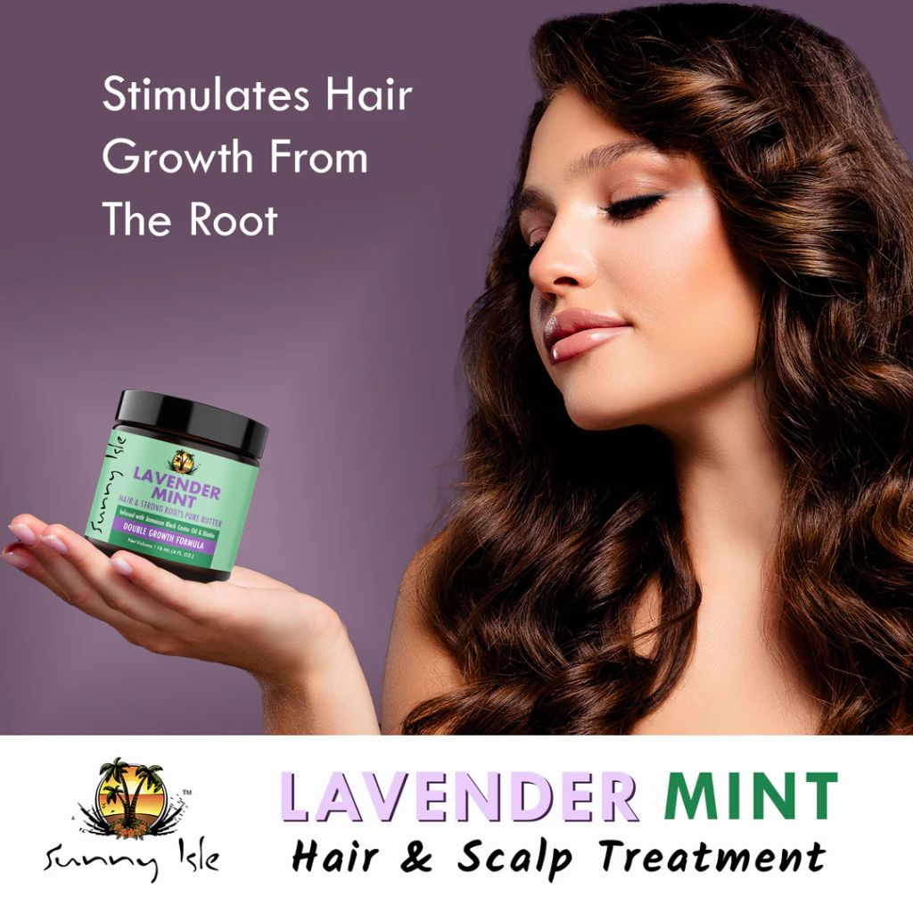 Sunny Isle  Lavender Mint Hair And Strong Roots Pure Butter