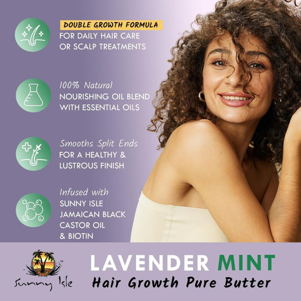 Sunny Isle  Lavender Mint Hair And Strong Roots Pure Butter