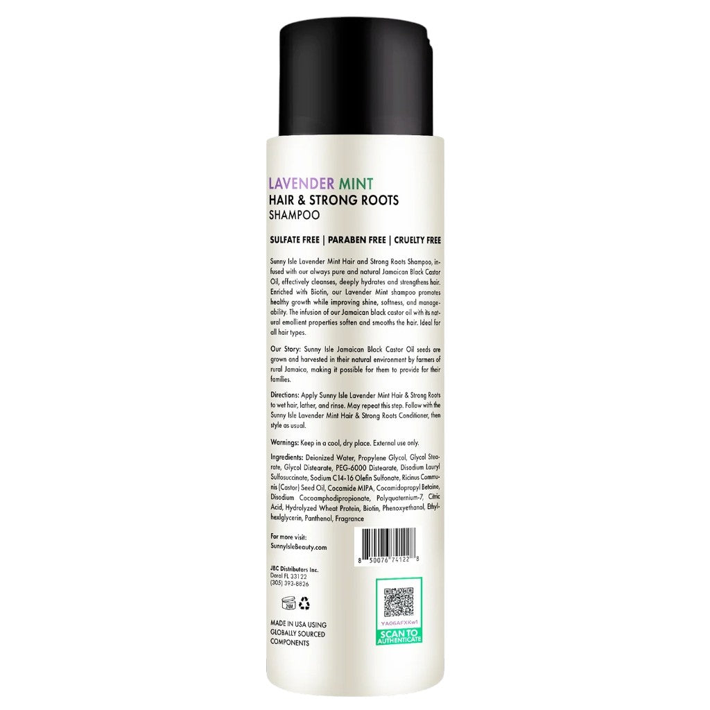 Sunny Isle  Lavender Mint Hair And Strong Roots Shampoo