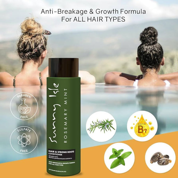 Sunny Isle  Rosemary Mint Hair And Strong Roots Conditioner