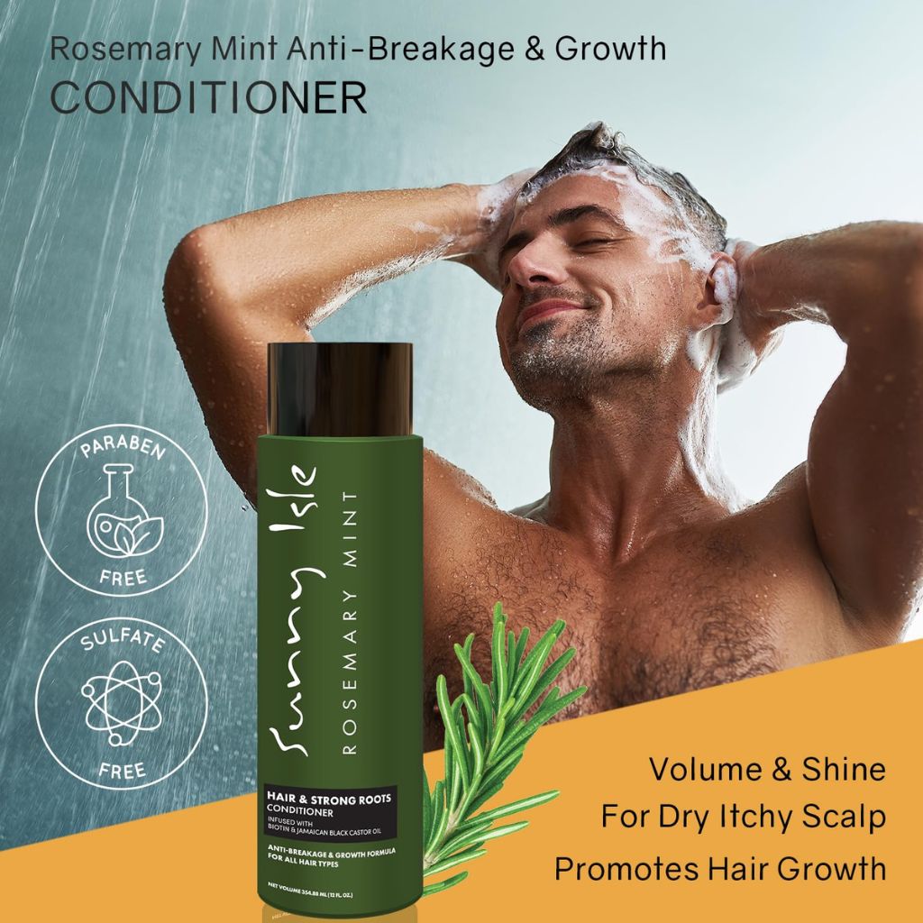 Sunny Isle  Rosemary Mint Hair And Strong Roots Conditioner