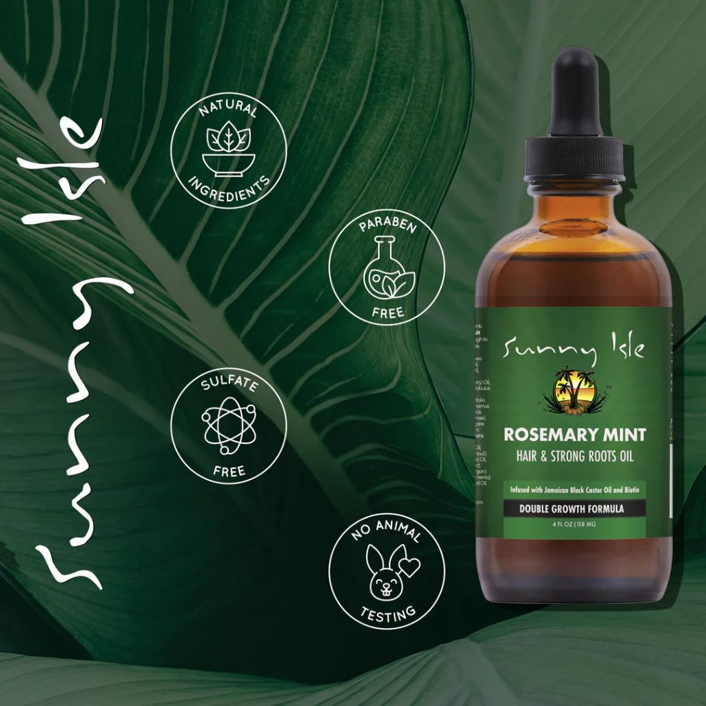 Sunny Isle  Rosemary Mint Hair And Strong Roots Oil