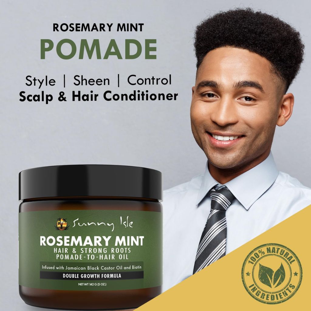 Sunny Isle  Rosemary Mint Hair And Strong Roots Pomade To Hair Oil
