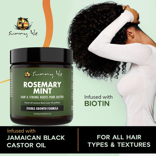 Sunny Isle  Rosemary Mint Hair And Strong Roots Pure Butter