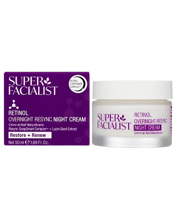 Super Facialist  Retinol Overnight Resync Night Cream