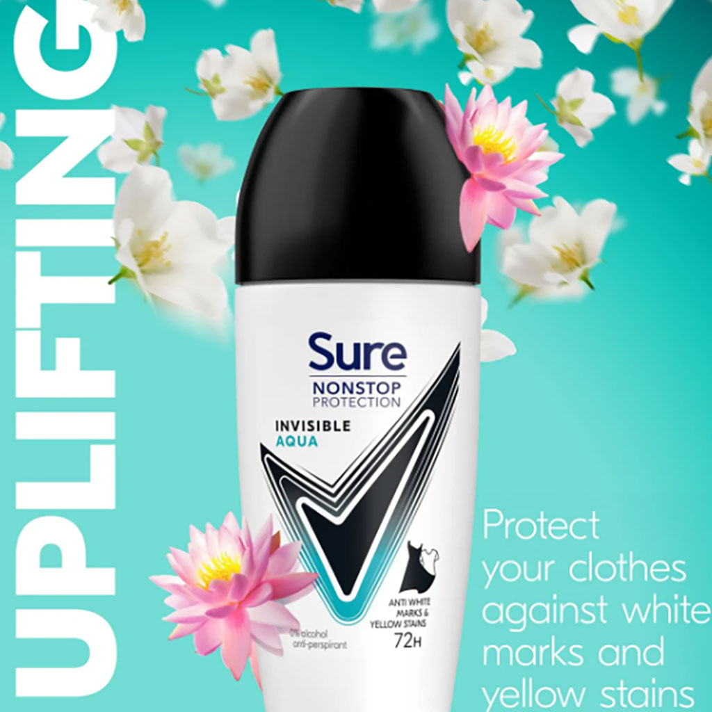 Sure  Nonstop Protection 72H Invisible Aqua Anti Perspirant