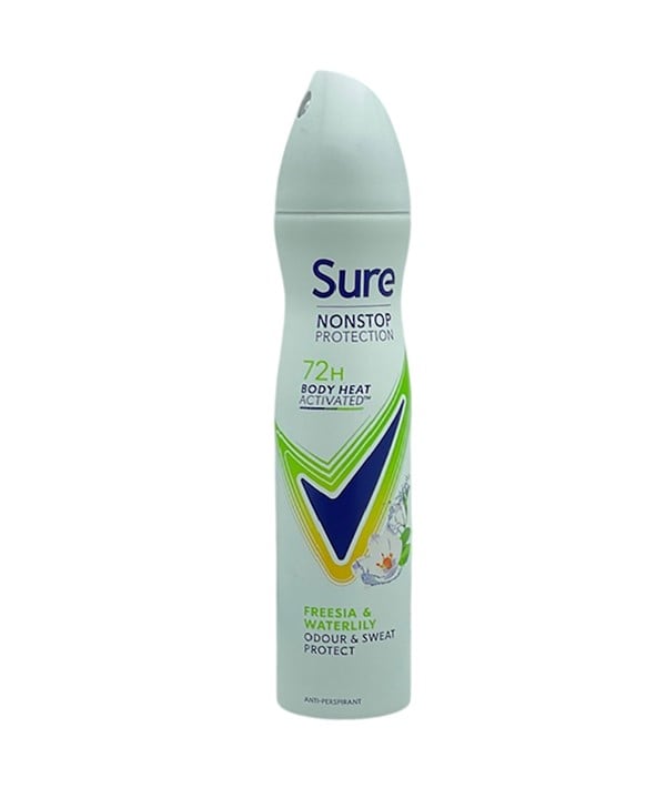 Sure  Nonstop Protection 72H Freesia And Waterlily Deodorant Spray