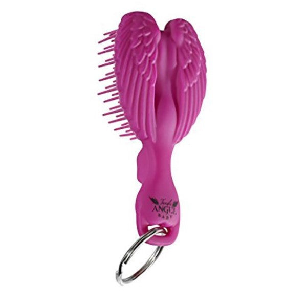Tangle Angel Baby Keyring Brush Pink