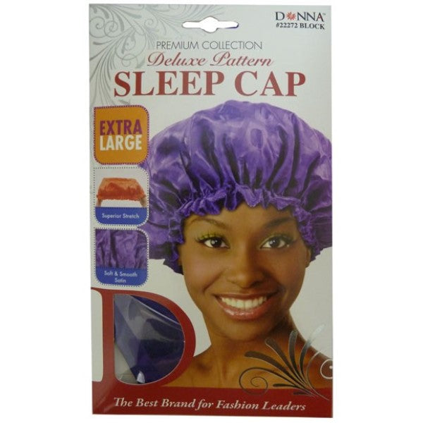 Titan Donna Premium Collection Deluxe Pattern Sleep Cap 22272 Block