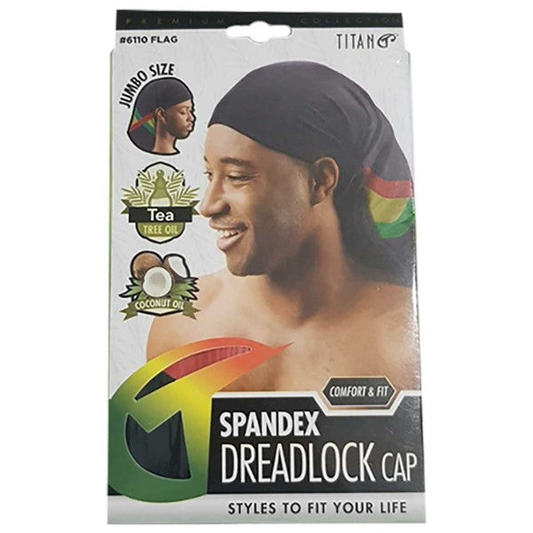 Titan Donna  Spandex Dreadlock Cap With Tea Tree Oil And Coconut Oil