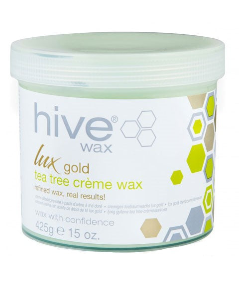 Hive  Lux Gold Tea Tree Creme Wax 