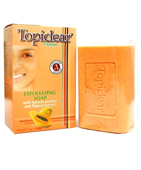 Topiclear  Papaya Exfoliating Soap