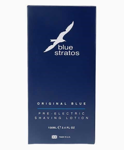 Three Pears Blue Stratos Original Blue Pre Electric Shaving Lotion