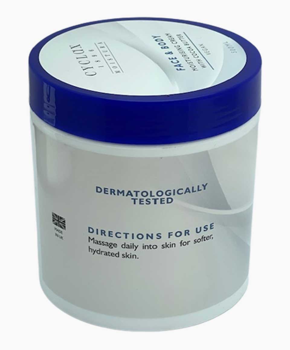 Three Pears Cyclax Face & Body Moisturising Cream With Cocoa Butter 200ml /500ml