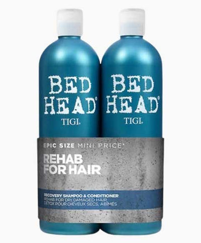 Bed Head by TIGI Rehab Recovery Shampoo & Conditioner Duo for Dry Hair 750ml
