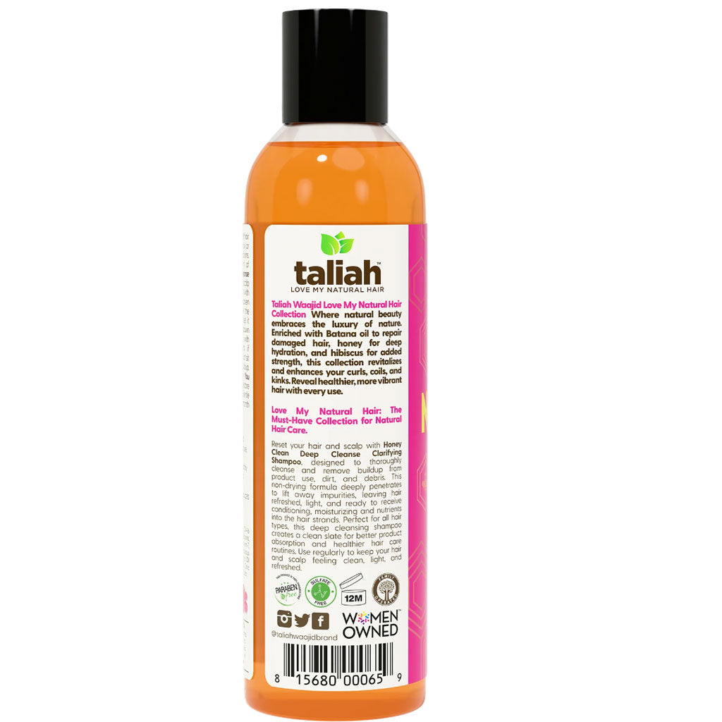 Taliah Waajid Love My Natural Hair Honey Clean Deep Cleanse Clarifying Shampoo