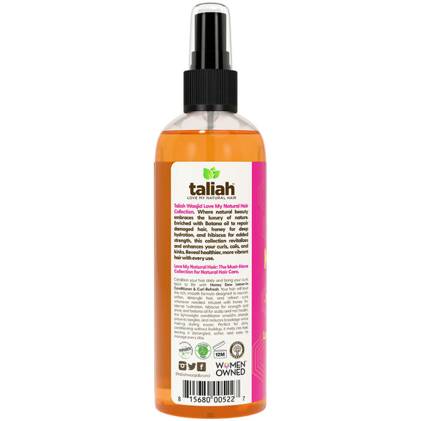 Taliah Waajid Love My Natural Hair Honey Dew Leave In Conditioner And Curl Refresh